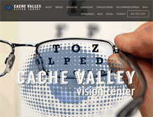 Tablet Screenshot of cachevalleyvision.com